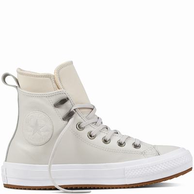 Converse Chuck Taylor All Star Waterproof Boot High Tops Womens - White Shoes (448GPNYD)